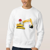 Weihnachtsbagger Sweatshirt (Vorderseite)