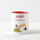 Weihnachtsbagger Tasse (Zentrum)