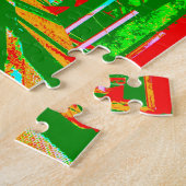 Weihnachtsbahn Puzzle (Seite)