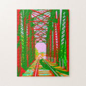 Weihnachtsbahn Puzzle (Vertikal)