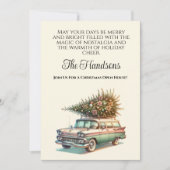 Weihnachtsbahnhof Einladung (Vorderseite)