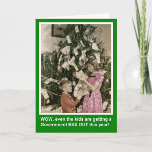 Weihnachtsbailout für Kinder Feiertagskarte