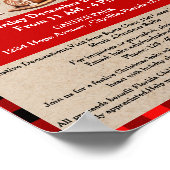 Weihnachtsbake Sale Fundraiser Poster (Ecke)