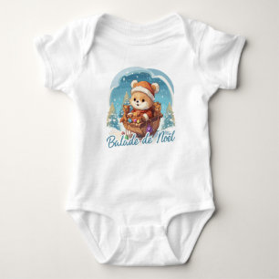 Weihnachtsbalade Baby Strampler