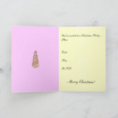 Weihnachtsbaleinladung Einladung (Innenseite)