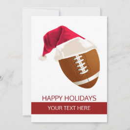 Weihnachtsball-Ball Weihnachtsmannmütze Grußkarten Feiertagskarte