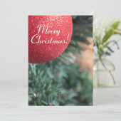 Weihnachtsball Einladung (Stehend Vorderseite)