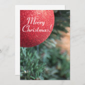 Weihnachtsball Einladung (Vorne/Hinten)