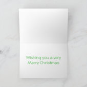 Weihnachtsball Feiertagskarte (Innenseite)