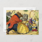 Weihnachtsball Feiertagspostkarte (Vorne/Hinten)