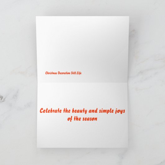 Weihnachtsball, Frohe Weihnachten (Innenseite)