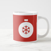 Weihnachtsball Gigant Red Coffee Tasse (Rechts)