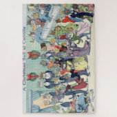 Weihnachtsball in Catville, Louis Wain Puzzle (Vertikal)