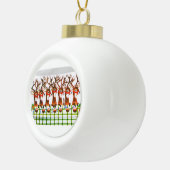 Weihnachtsball-Keramik Keramik Kugel-Ornament (Rechts)
