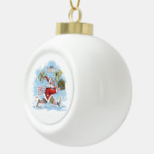 Weihnachtsball Keramik Kugel-Ornament (Rechts)