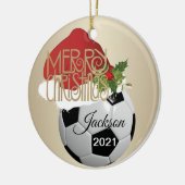 Weihnachtsball Keramik Ornament (Links)