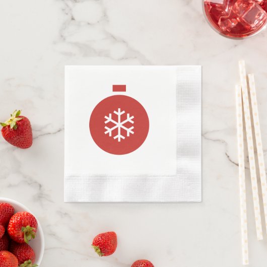 Weihnachtsball Napkin Serviette (Beispiel)