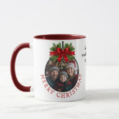 Weihnachtsball Ornament Foto White Tasse (Links)