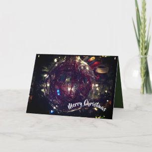 Weihnachtsball-Ornament Karte