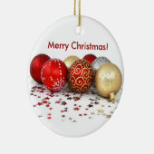 Weihnachtsball-Ornamente Keramikornament (Rechts)