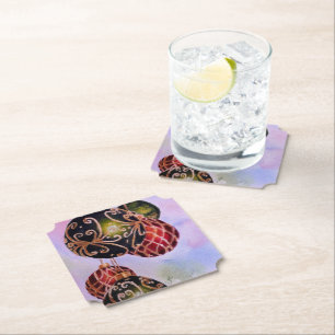 Weihnachtsball-Ornamente Untersetzer