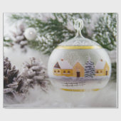 Weihnachtsball-Papier Geschenkpapier (Flach)