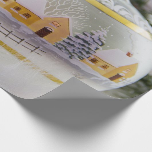 Weihnachtsball-Papier Geschenkpapier (Ecke)