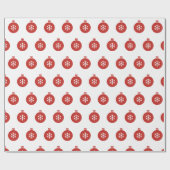 Weihnachtsball-Papier Geschenkpapier (Flach)