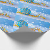 Weihnachtsball-Papier Geschenkpapier (Ecke)