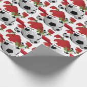 Weihnachtsball | Personalisieren Geschenkpapier (Ecke)