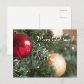 Weihnachtsball Postkarte (Vorne/Hinten)