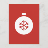 Weihnachtsball Postkarte (Vorderseite)