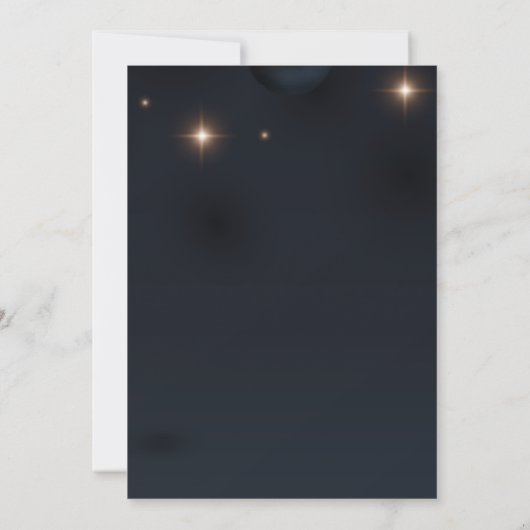 Weihnachtsball Retro Car Black Company Party Einladung (Rückseite)