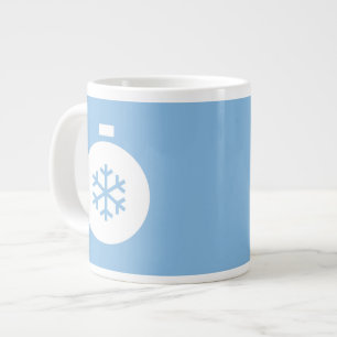 Weihnachtsball Riesen Blaue Kaffeetasse Jumbo-Tasse