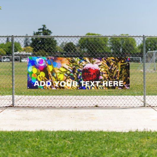 Weihnachtsball Rot Banner (Insitu)