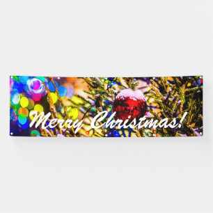 Weihnachtsball Rot Banner