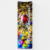 Weihnachtsball Rot Banner (Vertikal)