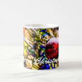 Weihnachtsball Rot Kaffeetasse (Mittel)