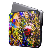 Weihnachtsball Rot Laptopschutzhülle (Vorderseite Links)