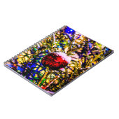 Weihnachtsball Rot Notizblock (Linke Seite)