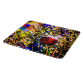 Weihnachtsball Rot Schneidebrett (Ecke)