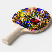 Weihnachtsball Rot Tischtennis Schläger (Vorderseite)
