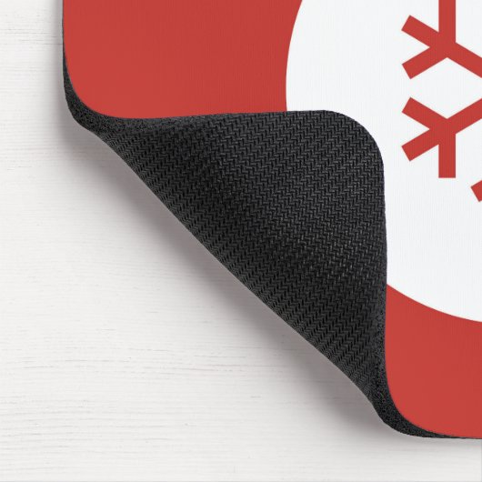 Weihnachtsball Rote Maus Pad Mousepad (Ecke)