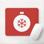Weihnachtsball Rote Maus Pad Mousepad (Mit Mouse)