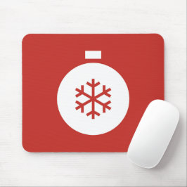 Weihnachtsball Rote Maus Pad Mousepad