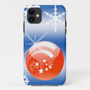 Weihnachtsball Schneeflocken Case-Mate iPhone Hülle