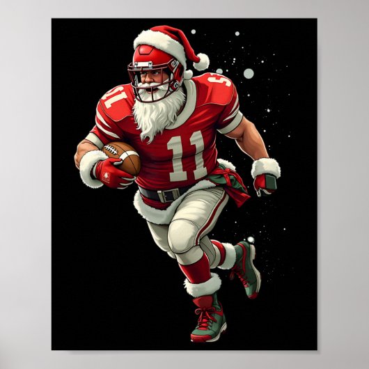 Weihnachtsball-Spieler für Männer Poster (Vorne)