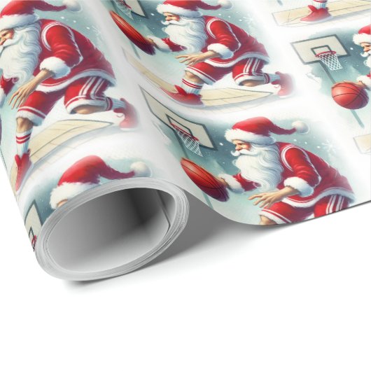 Weihnachtsball-Spieler Geschenkpapier (Rolleneckpunkt)