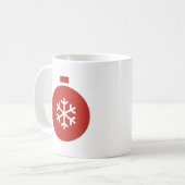 Weihnachtsball-Tasse Kaffeetasse (Vorderseite Links)