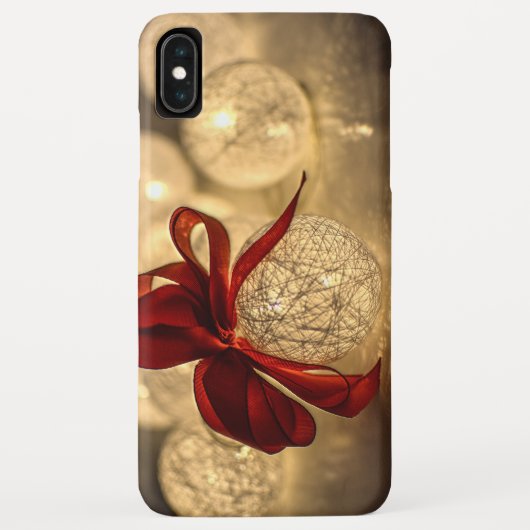 Weihnachtsball und Bow Case-Mate iPhone Hülle (Rückseite)